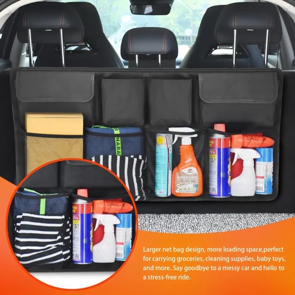 NEW Large Capacity Collapsible Backseat Trunk Organizer - Picture 7 of 7